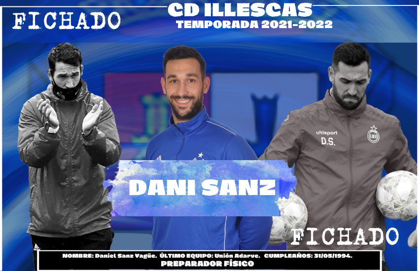 Dani Sanz, nuevo preparador físico del Illescas para la temporada 2021-2022.