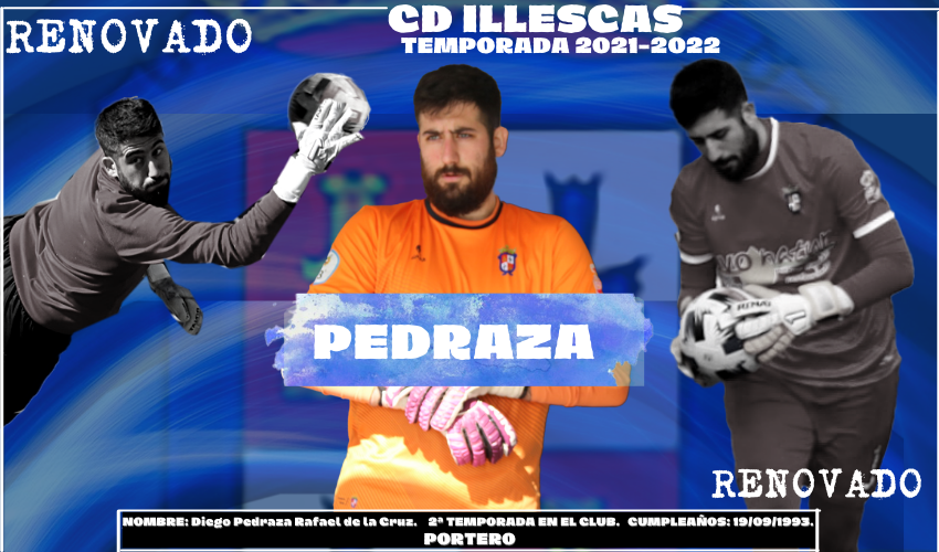 Diego Pedraza, primer renovado del CD Illescas 2021-2022