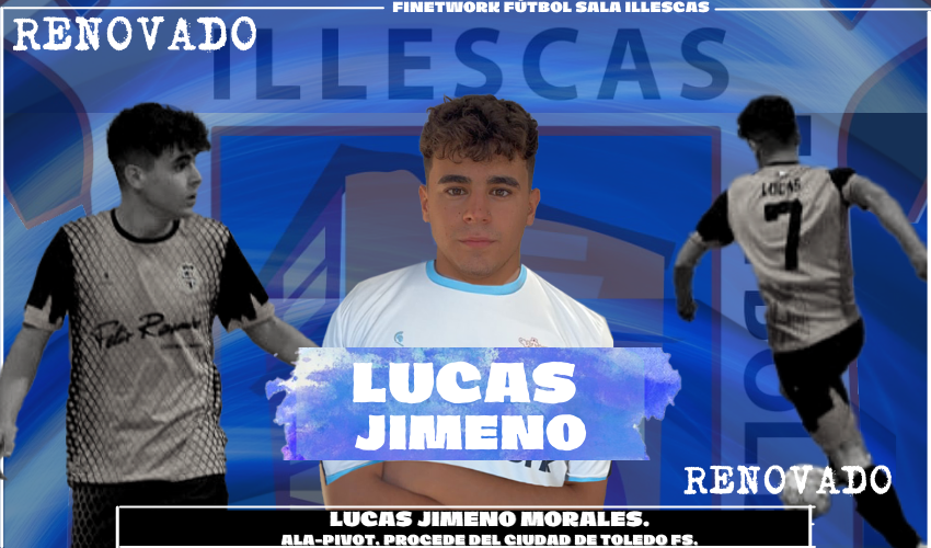 Lucas Jimeno ficha por el Finetwork Fútbol Sala Illescas 2021/2022.