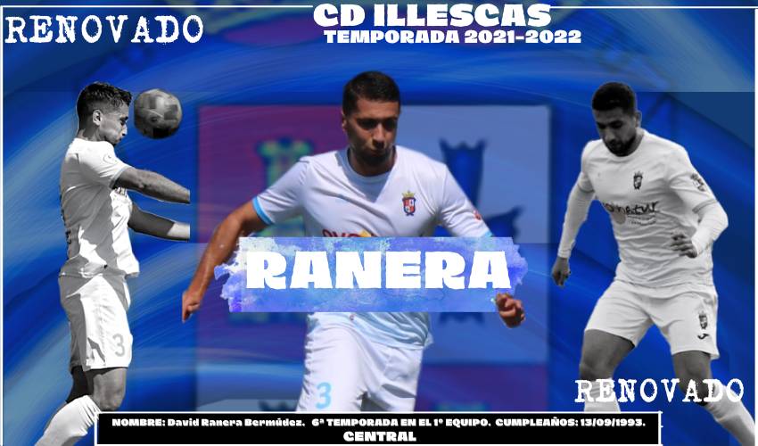 Ranera, sexto renovado del CD Illescas 2021-2022