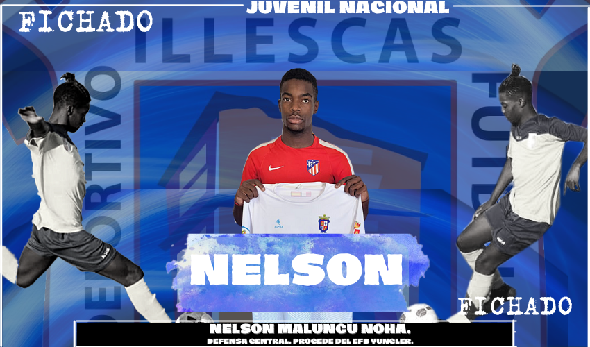 Nelson se une al Illescas Juvenil Nacional 2021/2022.
