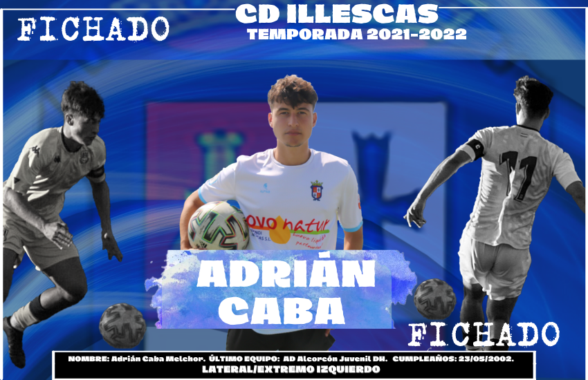 Adrián Caba, nuevo fichaje del Illescas para la temporada 2021-2022.