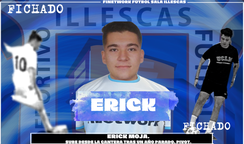 Erick Moja ficha por el Finetwork Fútbol Sala Illescas 2021/2022.